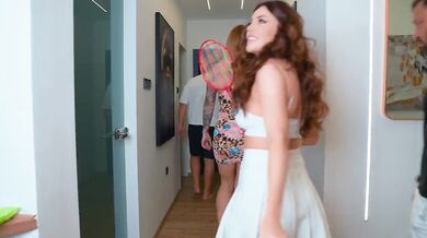 My stepmom and stepdad fucked my girlfriend. Foursome