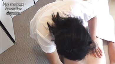 Thai massage with masseuse filming happy ending