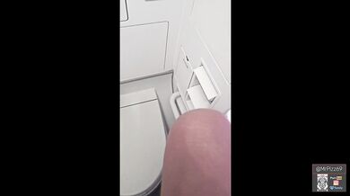 Taking a piss on a plane at a mile high