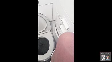 Taking a piss on a plane at a mile high