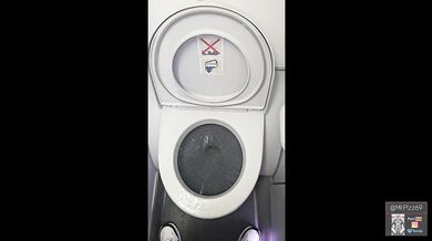 Taking a piss on a plane at a mile high
