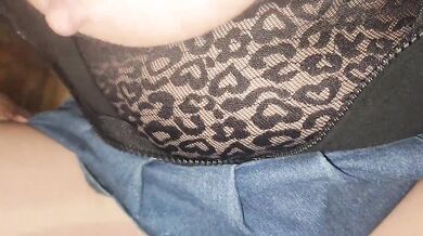 Hot milf squirts while i cum in her pussy perfect pink pussy