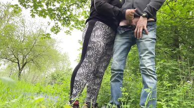 My horny mother in law made me cum outside on a holiday