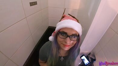 My Dirty Holiday Fantasy of Fucking very Hot Sexy Stepsister In the toilet