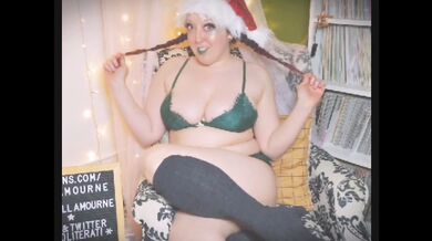 Big Tits Redhead Holiday Dildo Fucking Teaser