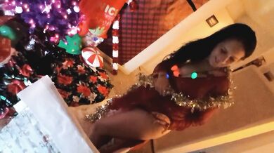 BTS with Leggy Lea Holiday photoshoot