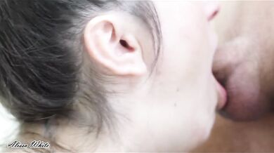 Sloppy Deepthroat. Fucking his dick with my Throat.