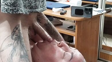 I'm jerking off my dick to feed my mother-in-law with cum