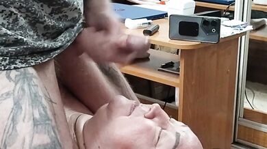 I'm jerking off my dick to feed my mother-in-law with cum