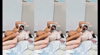 Whipped cream dripping all over his face doggystyle then missionary mess all over me