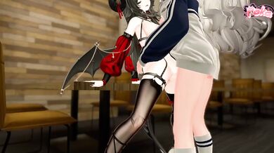 My friend couldn't resist after seeing my futa body in vrchat