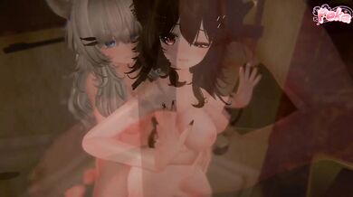 My friend couldn't resist after seeing my futa body in vrchat