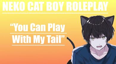 Waking up your Tsundere Neko cat boy sweetheart ASMR roleplay