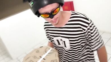 Marcoidy delivery driver gets her big black ass stuffed raw