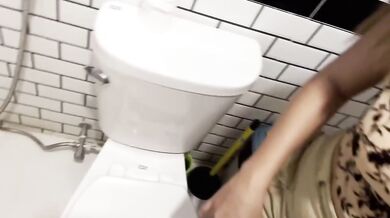 My Asian MILF Teacher Destroyed In School Bathroom POV