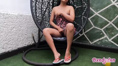 POV destroyed my panties through floral dress latina goddess tease