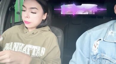 Petite Latina Schoolgirl Ravaged Her Handjob in Car Until He Exploded