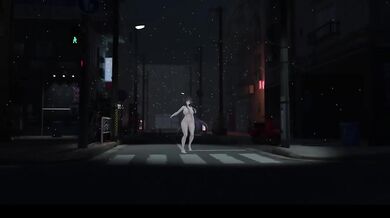 Elf VTuber stripped danced naked while leaking cum drips hentai MMD