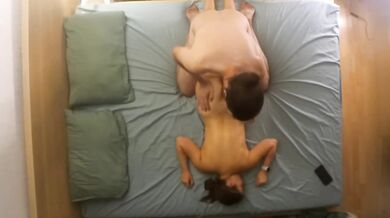 Massage turns to rough pounding on desperate couple