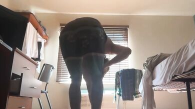 Distracted Workout ruined her tight little pussy