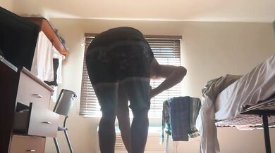 Distracted Workout ruined her tight little pussy