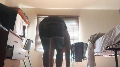 Distracted Workout ruined her tight little pussy