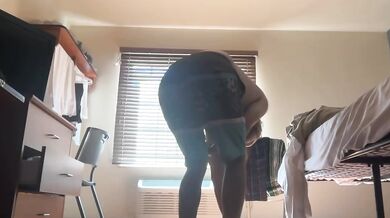 Distracted Workout ruined her tight little pussy
