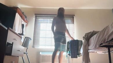 Distracted Workout ruined her tight little pussy