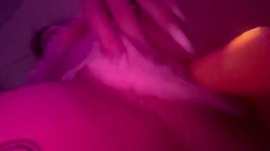 Brunette toys herself into a screaming orgasm