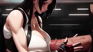 Strangers Fuck Tifa Lockhart On The Midgar Train