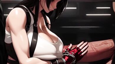 Strangers Fuck Tifa Lockhart On The Midgar Train
