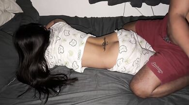 Pinay Alexxa destroyed in brutal massage then choked sloppy creampie