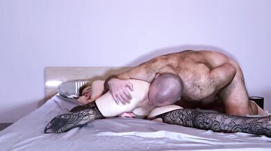 Mature anal MILF gets assfucked and dripping creampie on camera