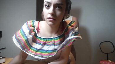 Presidenta gets destroyed by huge cotton headed cock POV