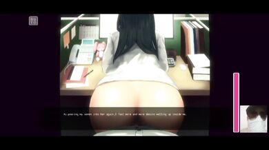 Office secretary ignores me then takes rough creampies while bent over her desk