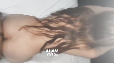 The flight attendant rode my big dick like a horny slut deep inside her tight pussy