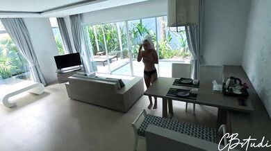 Fucking friend's wife in her gaping asshole while he's out creampie heaven