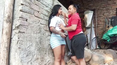 Horny latina gets her dripping pussy eaten raw by her neighbor