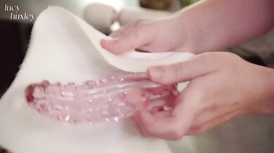 Mistress Lucy destroys maid Sofi with latex punishment toys
