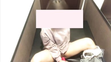 Mom would FREAK if she caught me cumming too hard at home so I sneaked to a netcafe with a toy and destroyed my tight little hole