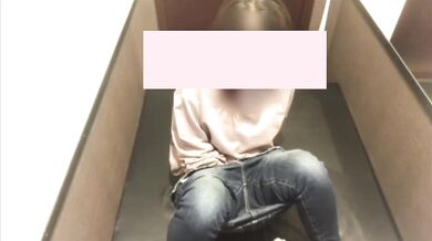 Mom would FREAK if she caught me cumming too hard at home so I sneaked to a netcafe with a toy and destroyed my tight little hole