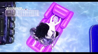 Second Life Goonpad: Rough deepthroat facefuck with a big ass pounding hard