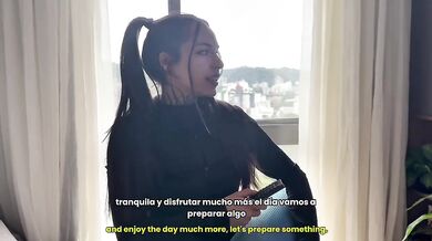 Practice Spanish with my gym day Exclusive HD Porn