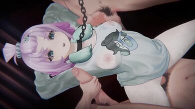 Tied Up Waifu POV DP Big Boobs Milf Creampie 3D Hentai