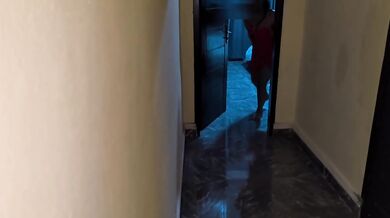 MILF catches thief masturbating rides him to creampie explosion