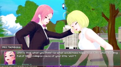 Nico crushes him like a toy Destroyed shrinking video game giantess