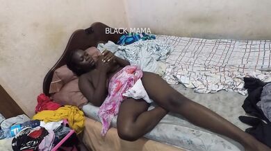 Black girl loves being bare no panties solo