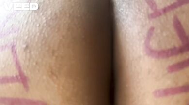 Ebony cinnamon honey tone solo IRL milf POV raw bedroom paradise