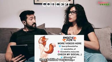 Sweety Fox Gets Rated Like A Movie She Can’t Handle Cumshot Reaction Review
