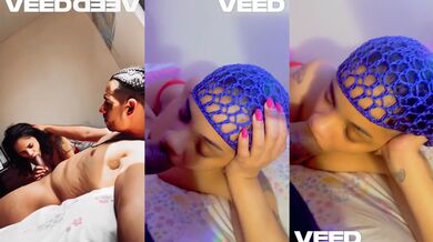 Ebony milf deepthroats BBC in 4K amateur bedroom blowjob